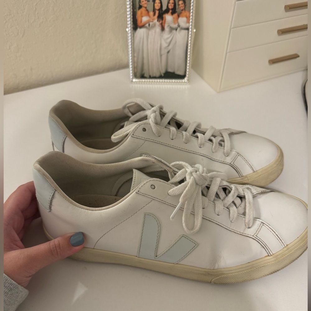 Veja Esplar Leather Logo Sneakers